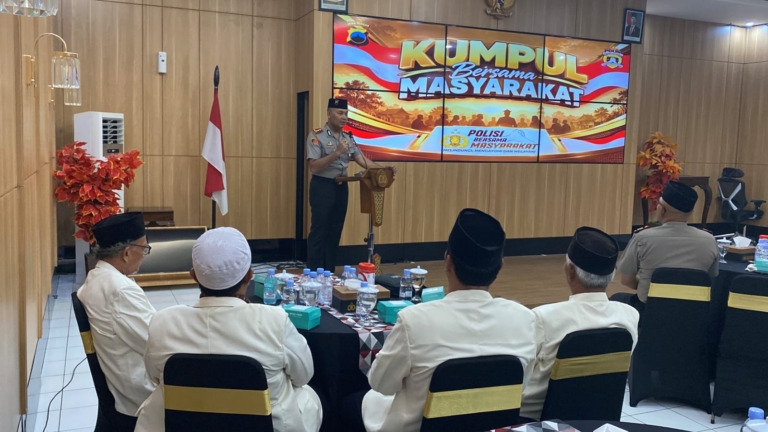 Kumpul Bersama Masyarakat, Kapolres Purbalingga Silaturahmi dengan Dai Kamtibmas